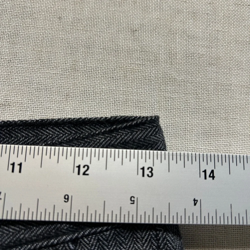 The Children's Place Herringbone Dress Pants Boys 12 Charcoal Grey